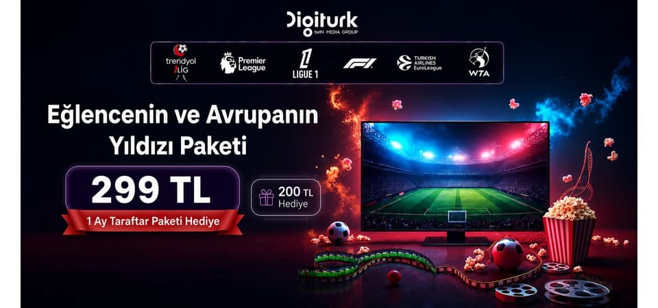 Eğlencenin ve Avrupanın Yıldızı + 1 Ay Taraftar Paketi Hediye (Kredi Kartlı)